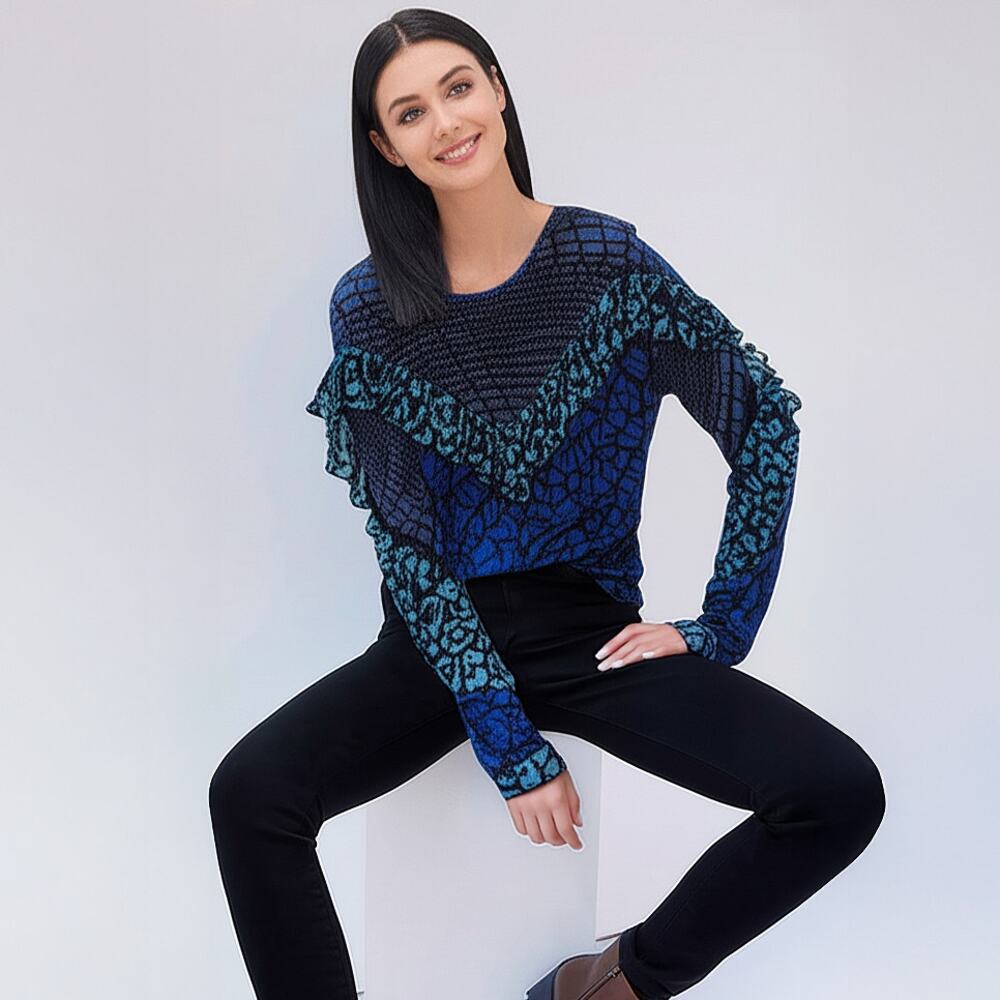 Anthropologie Bl-nk London Ameera Ruffled Top - S - NWT
